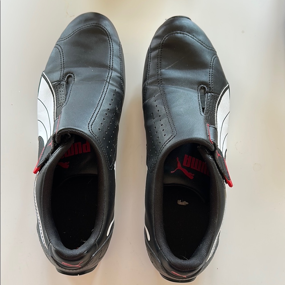 Puma Men's Black and White Shoes